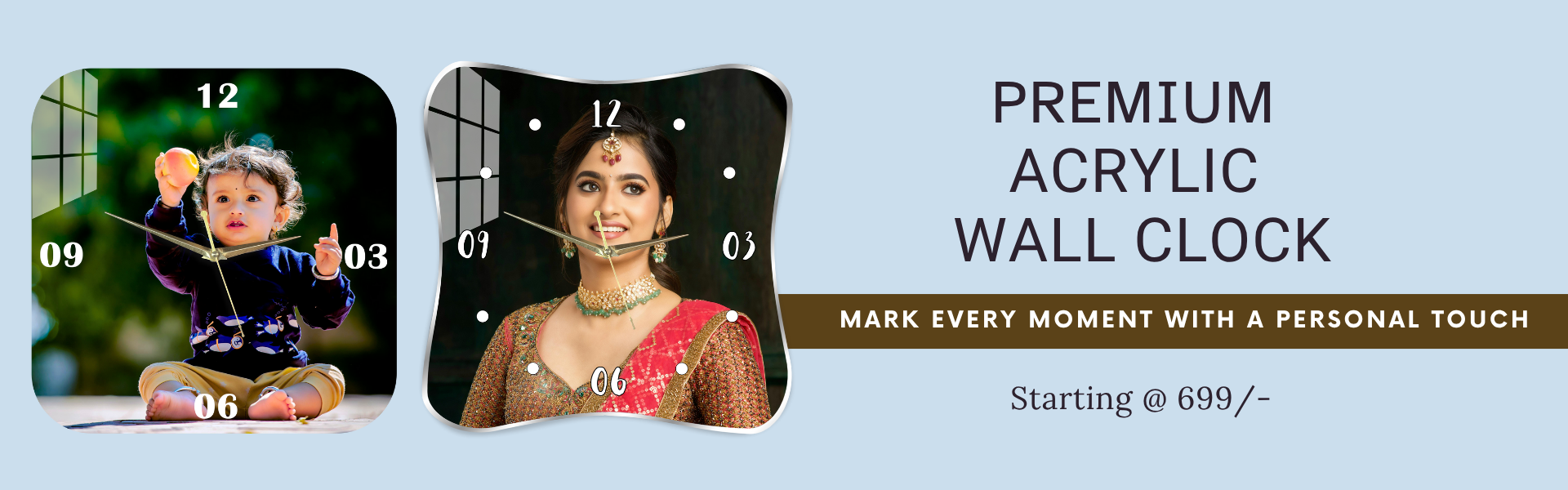 Acrylic Wall Clock Page