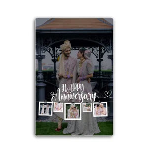 Marriage Anniversary 6 Photo Collage Frame