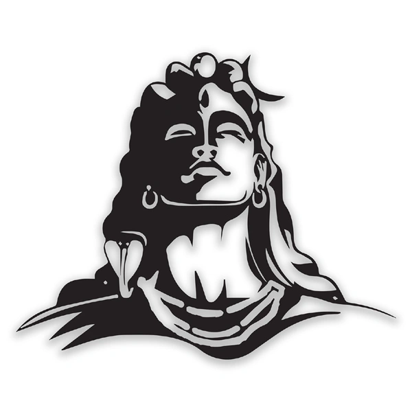 Wall Hanging Black Lord Shiv Ji Manadala