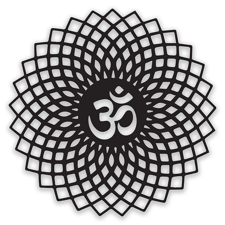 Mandala Wall Hanging with Om Creation