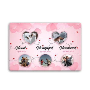 Our Love Story Collage Photo Frame