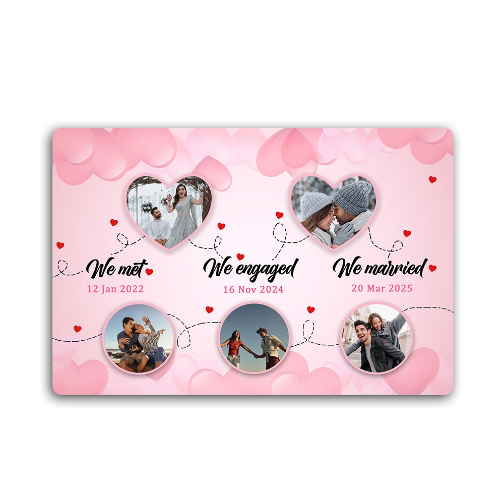 Our Love Story Collage Photo Frame