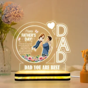 Cute Father Daughter Night Lamp for Dad