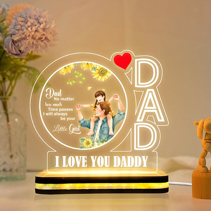 Happy Father’s Day Gift Lamp for Dad