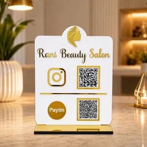 Personalized Acrylic QR Code Stand