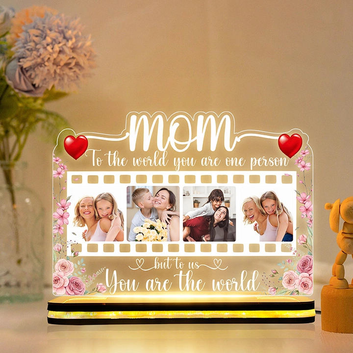 Mom LED Night Light lamp | Customized Photo Lamp for Mothers Day Gift