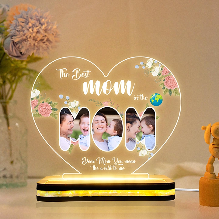 Mothers Day Night Light LED Lamp for Mom