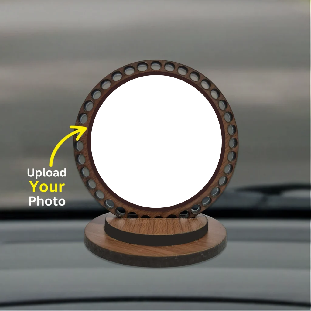 Personalized Wooden Photo Car Dashboard